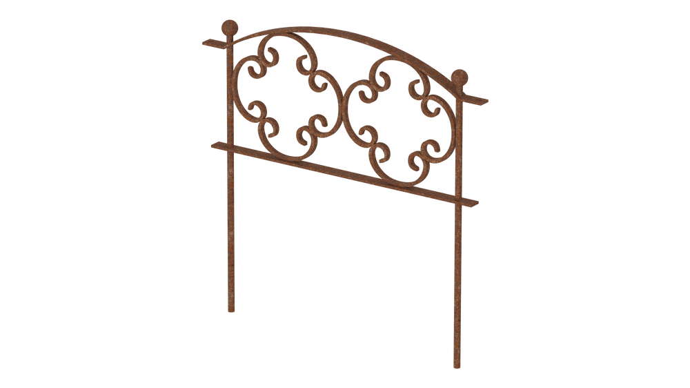 Bordure en fer forgé Rosa Bordure en fer forgé Rosa