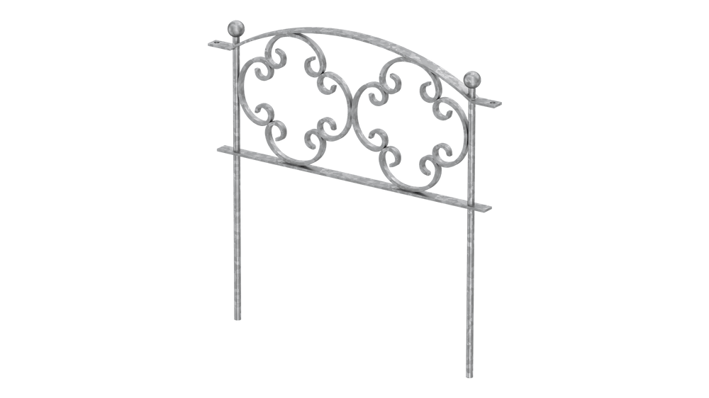 Bordure en fer forgé Rosa Bordure en fer forgé Rosa