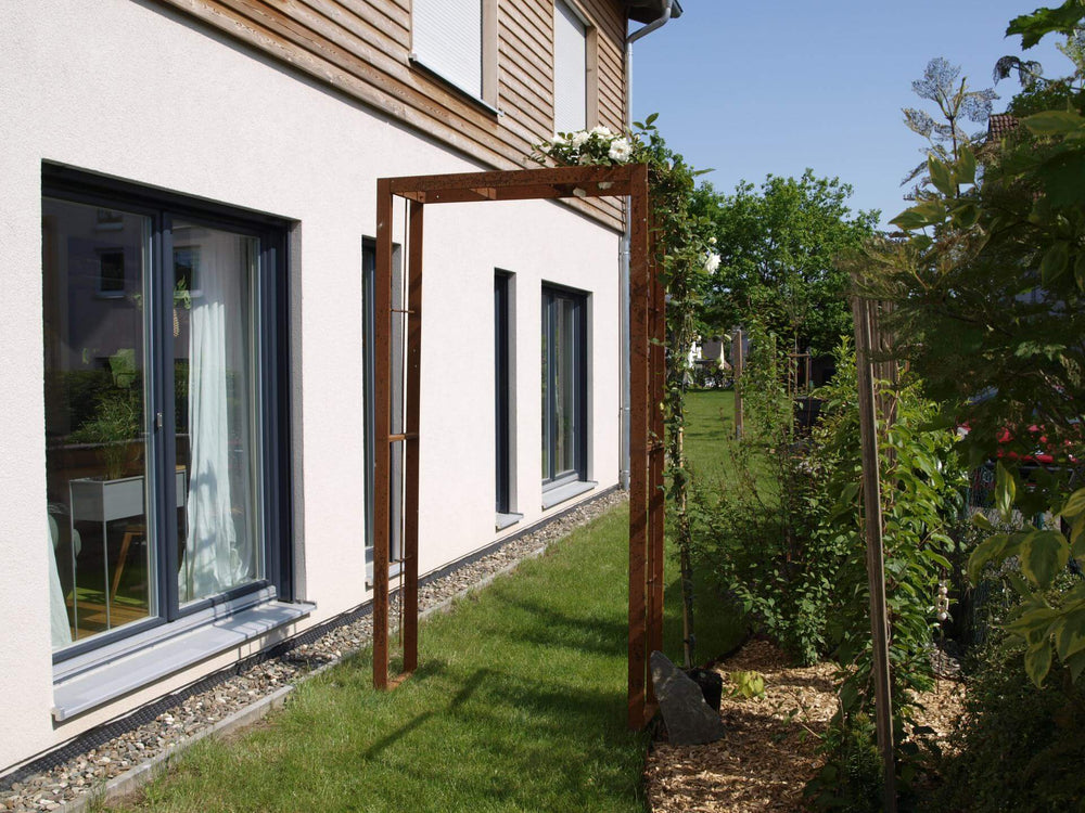 Eckiger Gartenbogen Savona unbeschichtet Eckiger Gartenbogen Savona unbeschichtet