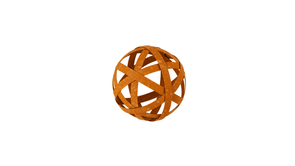Boule en fer rouille Tivoli ⌀ 20 cm Boule en fer rouille Tivoli ⌀ 20 cm