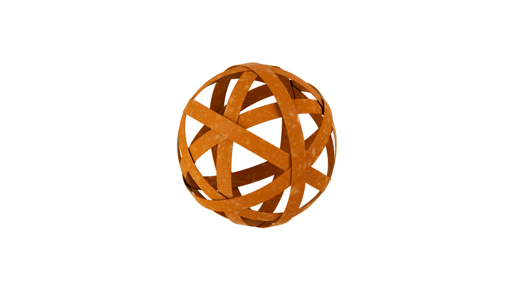 Boule en fer rouille Tivoli ⌀ 25 cm Boule en fer rouille Tivoli ⌀ 25 cm