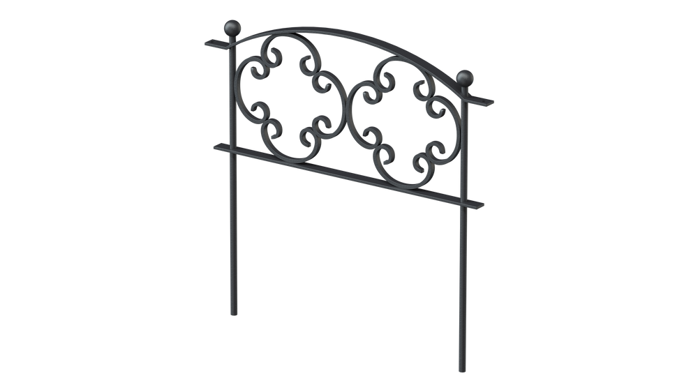 Bordure en fer forgé Rosa Bordure en fer forgé Rosa