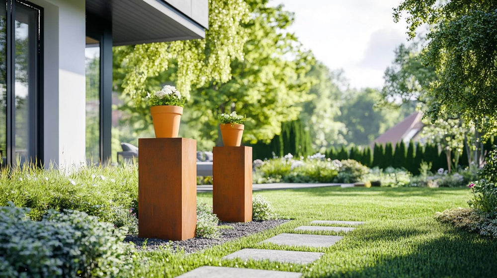 Metallsäule Trapani 80 cm Metallsäule Trapani 80 cm