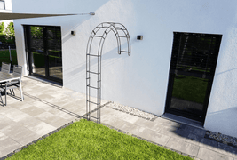 Demi arche de jardin Cremona