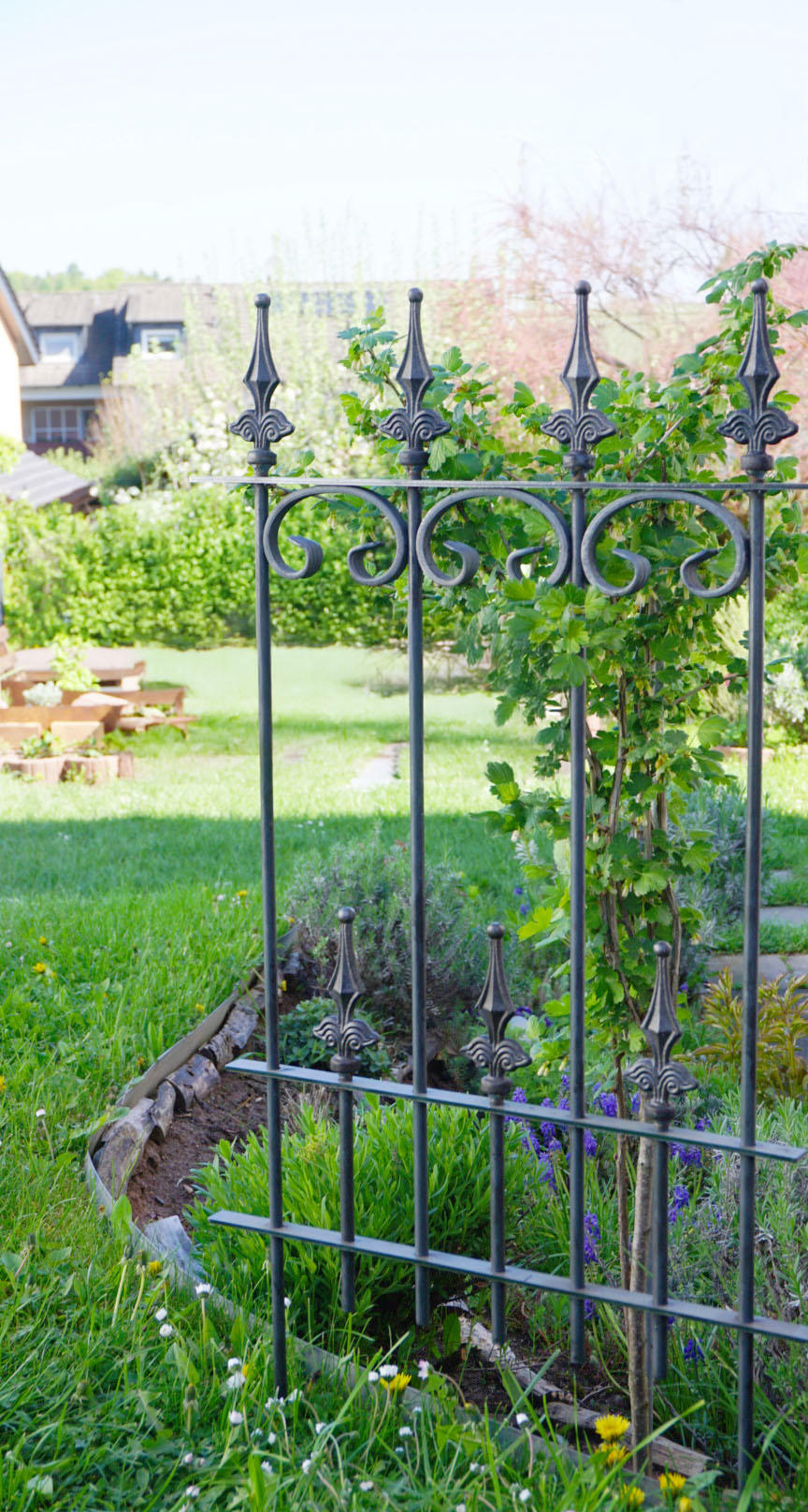 Set barrière de jardin en métal Lucca Set barrière de jardin en métal Lucca