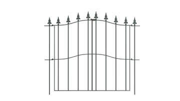 Pulverbeschichtet RAL 6009 Tannengrün
