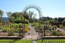 Arche de jardin avec portillon Calabria
