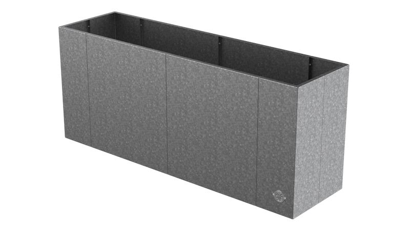 Hochbeet Monterosso 45x135x68cm als 3D-Modell | Feuerverzinkt