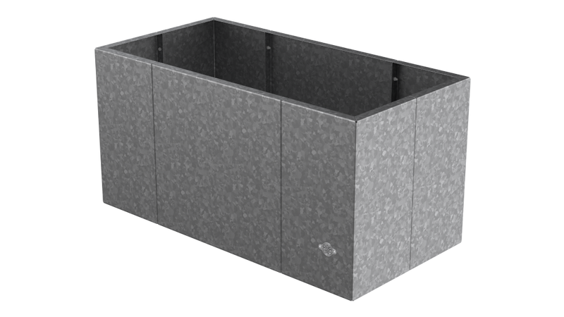 Pflanzkübel Vernazza 40x80x40 cm in feuerverzinkt als 3D-Modell