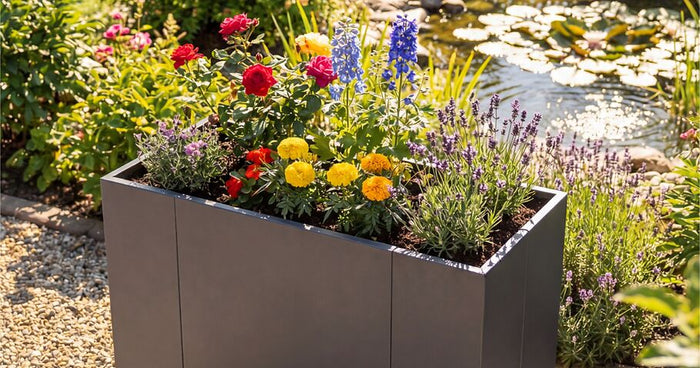 Fleurs dans le potager surélevé – les plus belles variétés et idées de plantation pour un potager surélevé fleuri