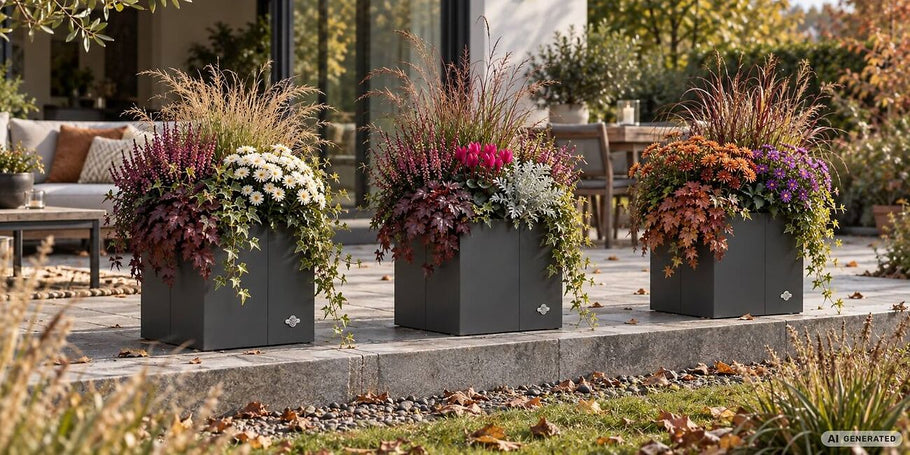 Plantes d’automne en pot : idées pour balcon et terrasse