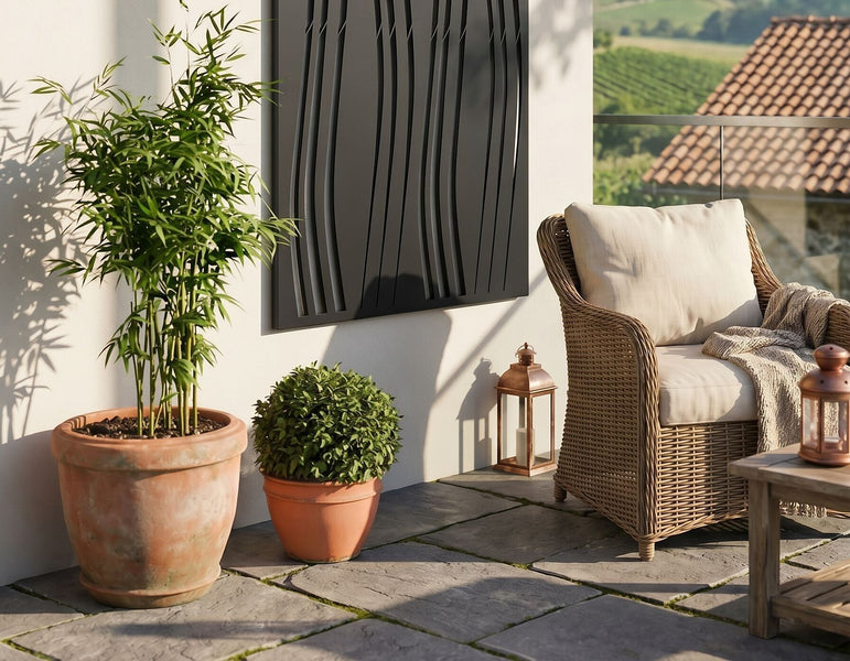 Aménager un petit balcon – Des idées pour plus de verdure avec des jardinières, des treillis et des potagers surélevés