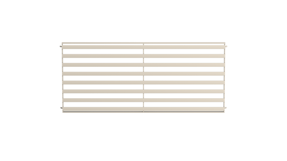 Pulverbeschichtet RAL 9001 Cremeweiß