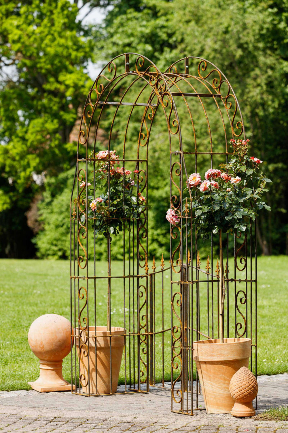 Arche de jardin avec portillon Calabria